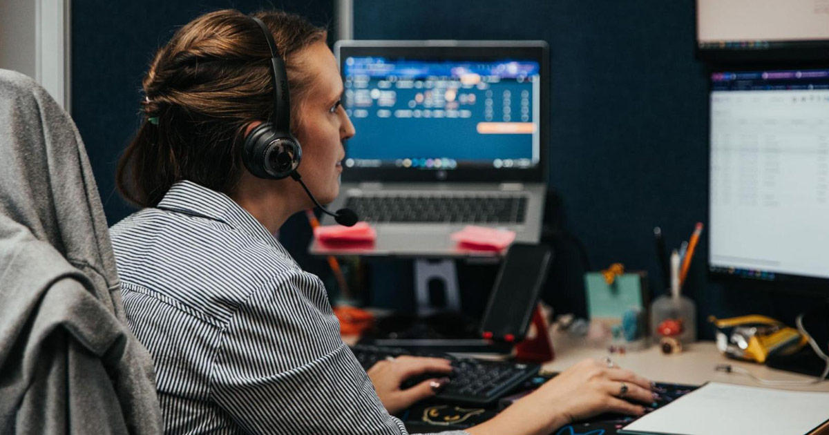 Axiom Care Drug & Alcohol Rehab - Receptionist at Computer