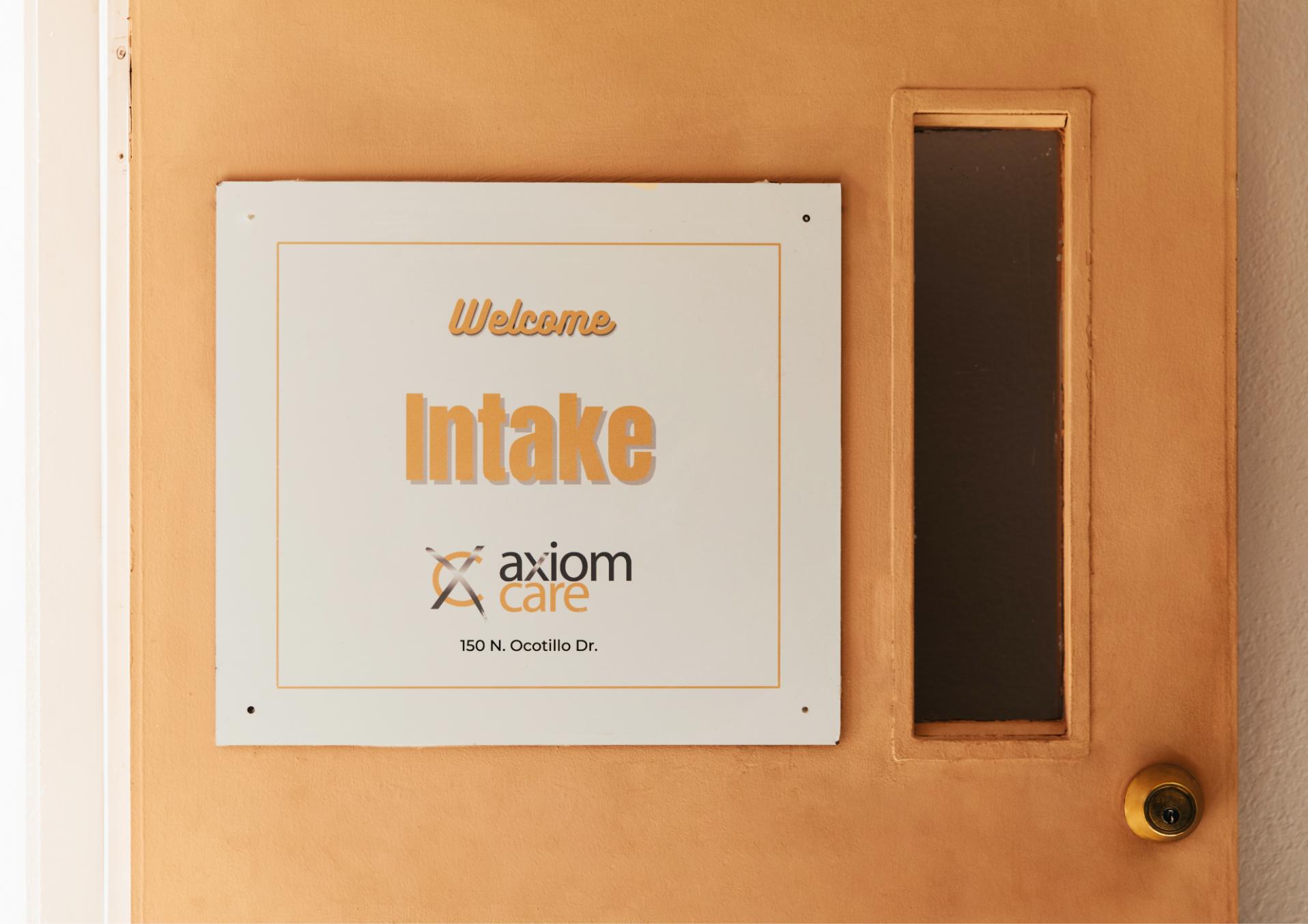 intake at Axiom Care detox