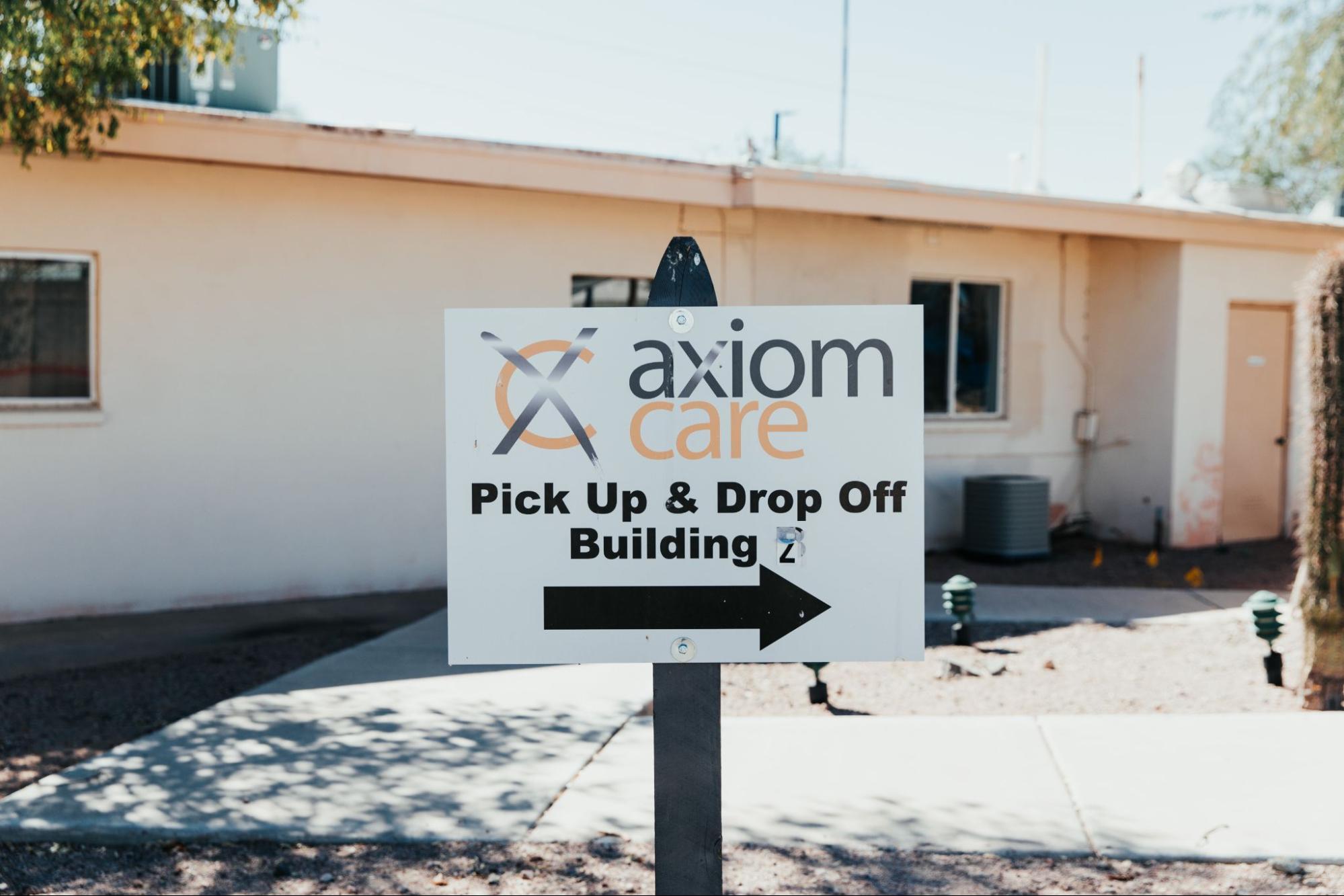 sign at detox axiom care